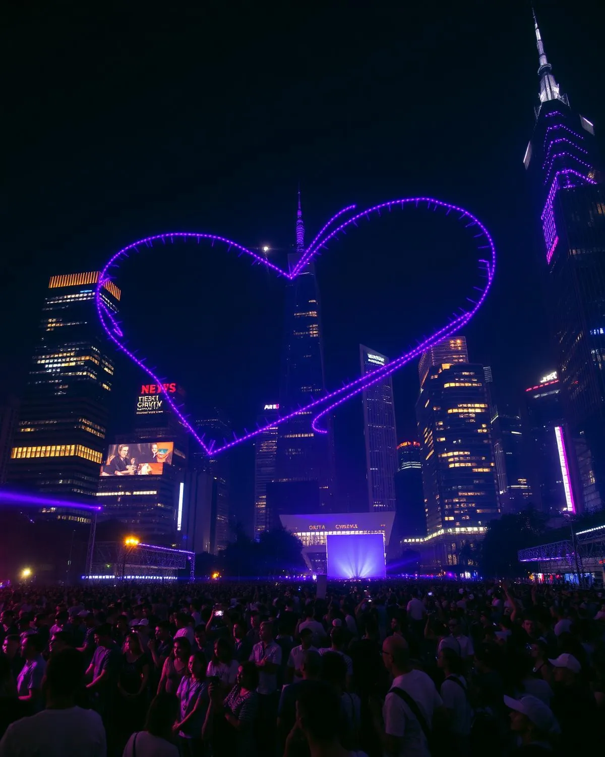 Skyline Drone Spectacle